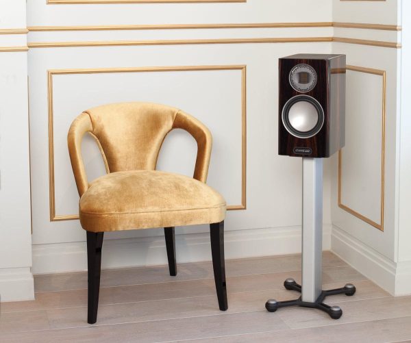 MONITOR AUDIO Gold 100 Piano Ebony met originele stands !  -SOLD- - Afbeelding 2